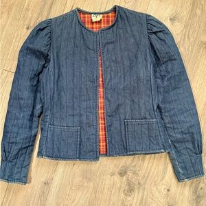 Vintage 60’s 70’s  Byer California Quilted denim Jacket SZ Medium